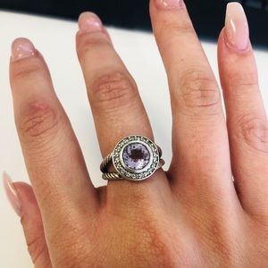 David Yurman Petite Amethyst Ring